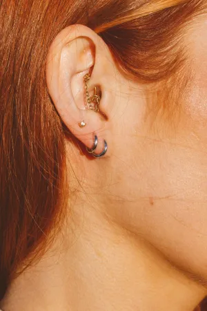 10mm Fundamental Hoops - Hypoallergenic - Gold and Silver Andi