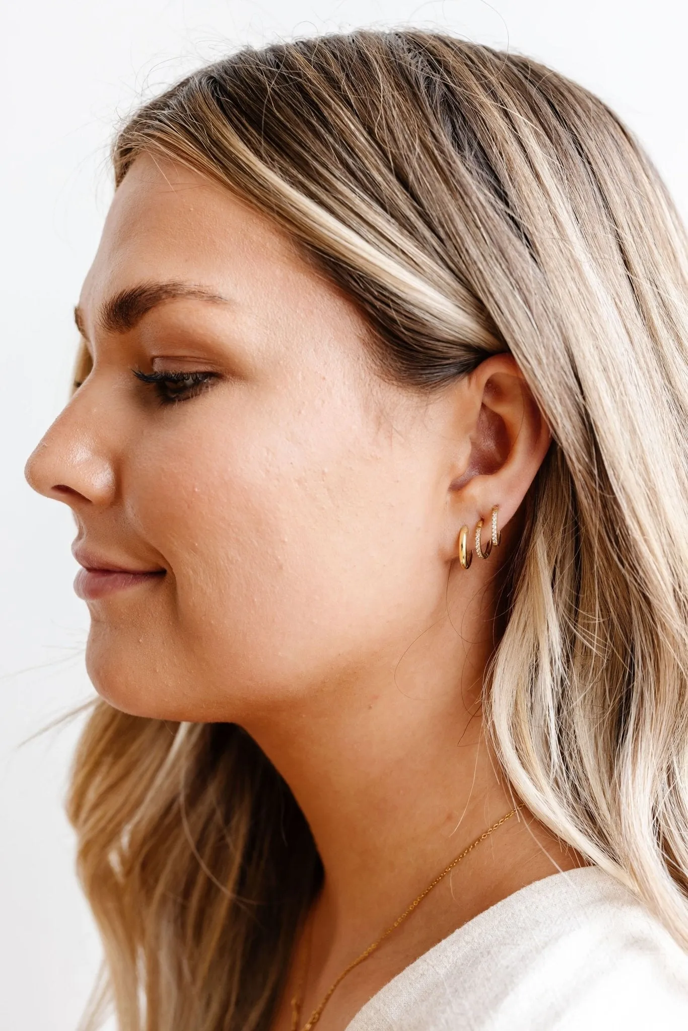 14mm Fundamental Hoops - Hypoallergenic - Gold and Silver Andi