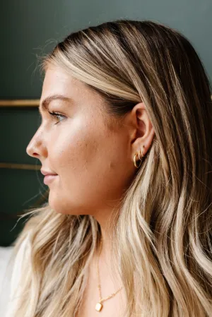 18mm Fundamental Gold and Silver Hoops - Hypoallergenic Andi
