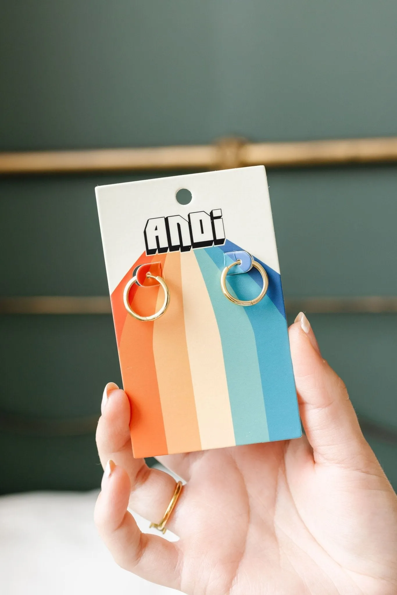 18mm Fundamental Gold and Silver Hoops - Hypoallergenic Andi