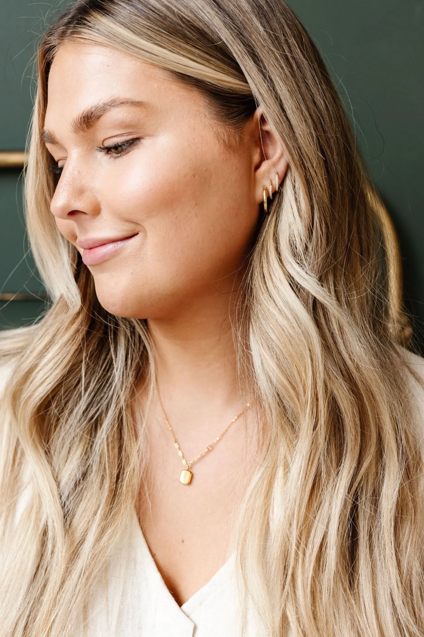 18mm Fundamental Gold and Silver Hoops - Hypoallergenic Andi