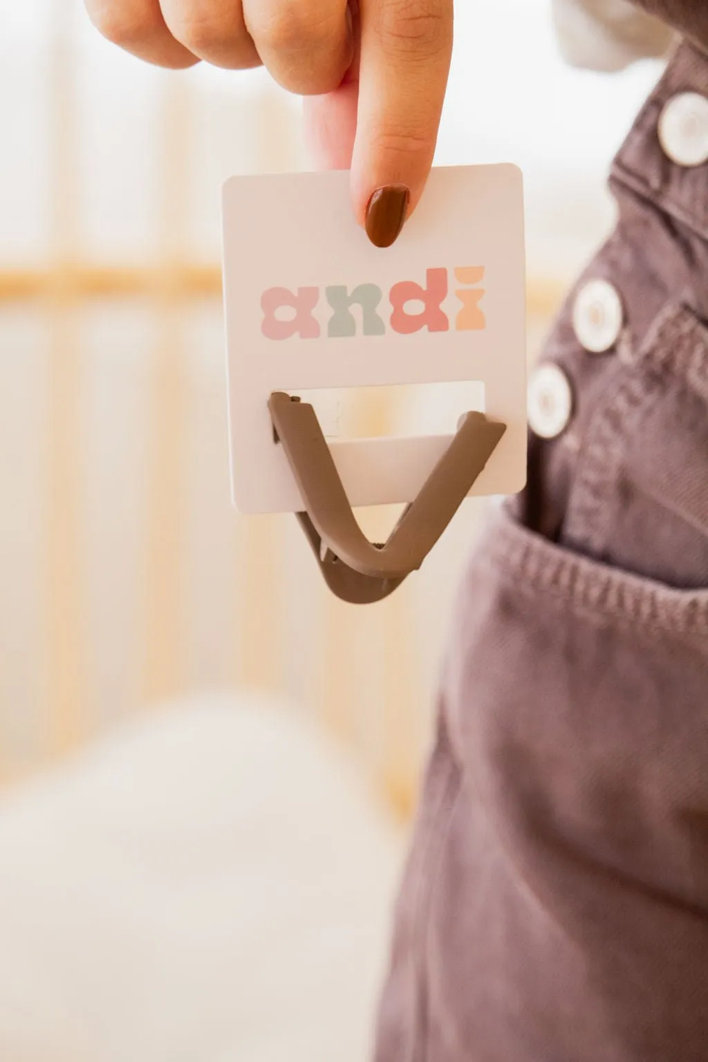A for Andi Claw Clip Andi