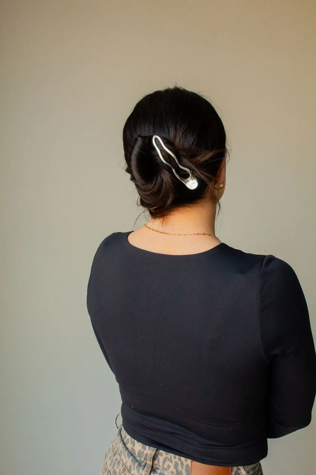 Abstract Alligator Claw Clip Andi