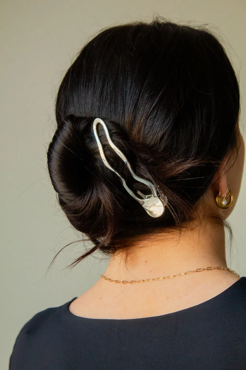 Abstract Alligator Claw Clip Andi