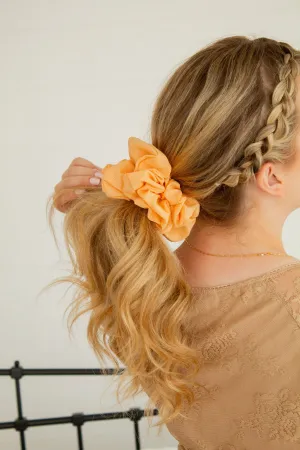 Apricot Crush Jumbo Scrunchie Andi