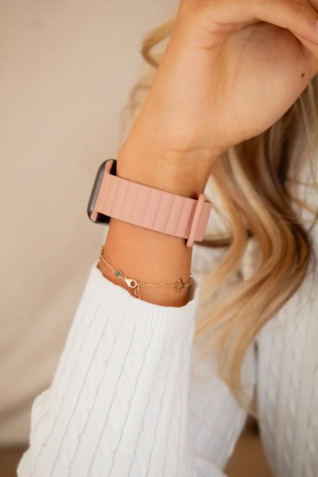 Apricot Magnetic Loop Watch Band Andi