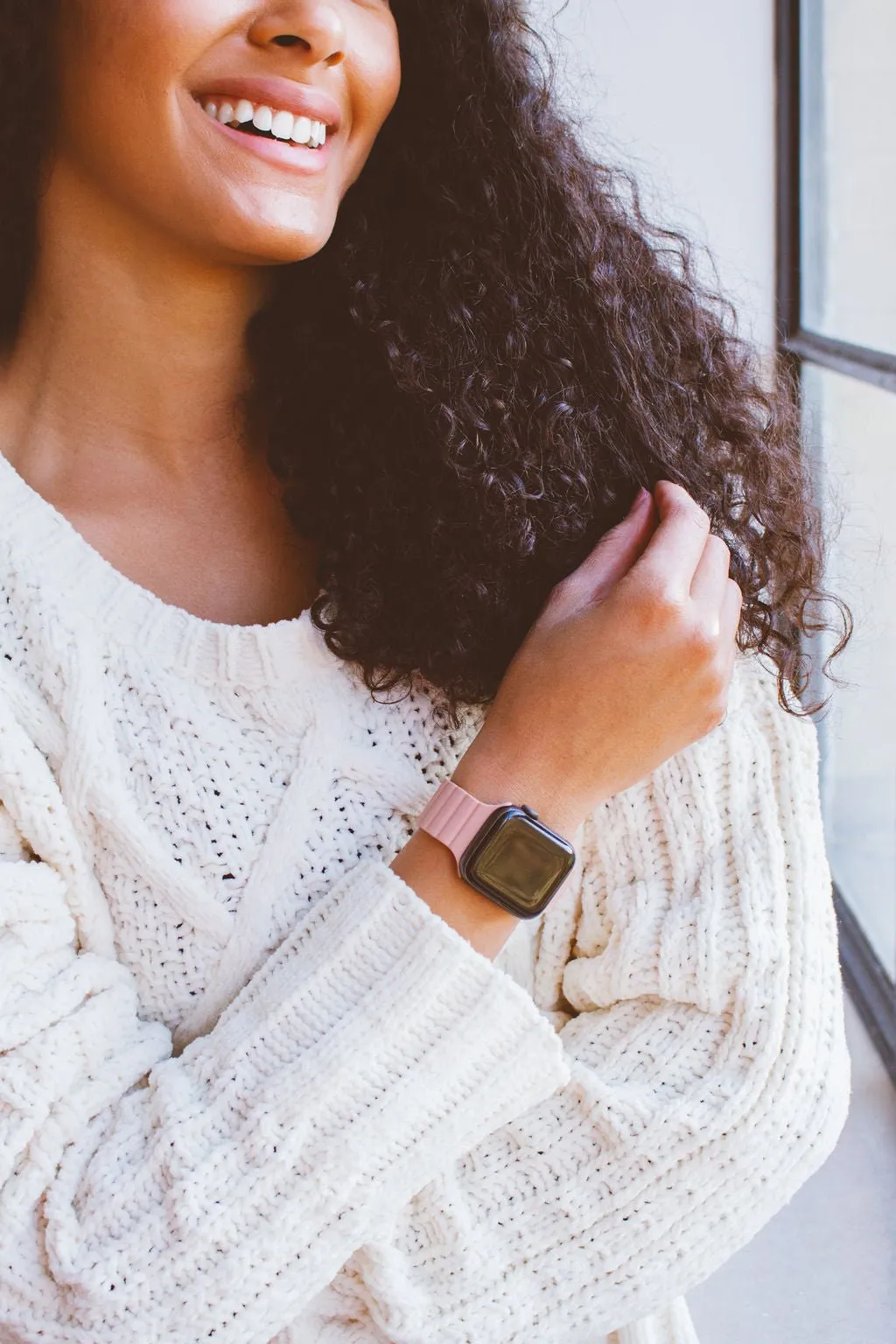 Apricot Magnetic Loop Watch Band Andi