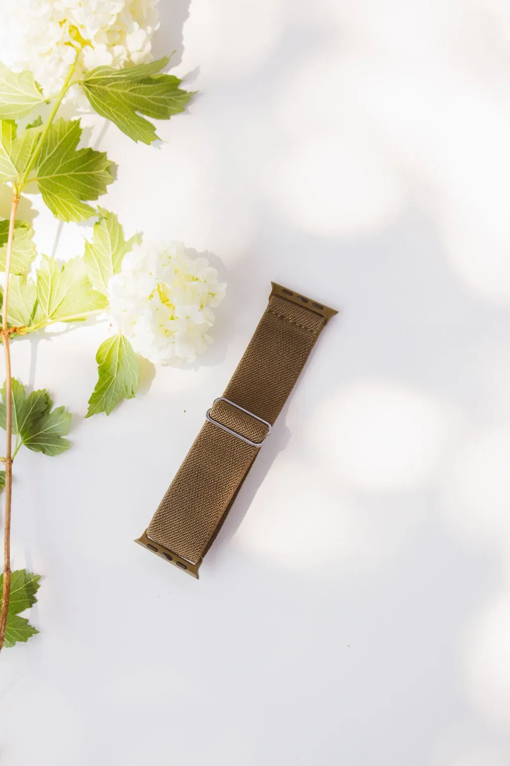 Army Green Adjustable Elastic Watch Band Andi
