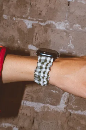 Aspen Green Scrunchie Apple Watchband Andi