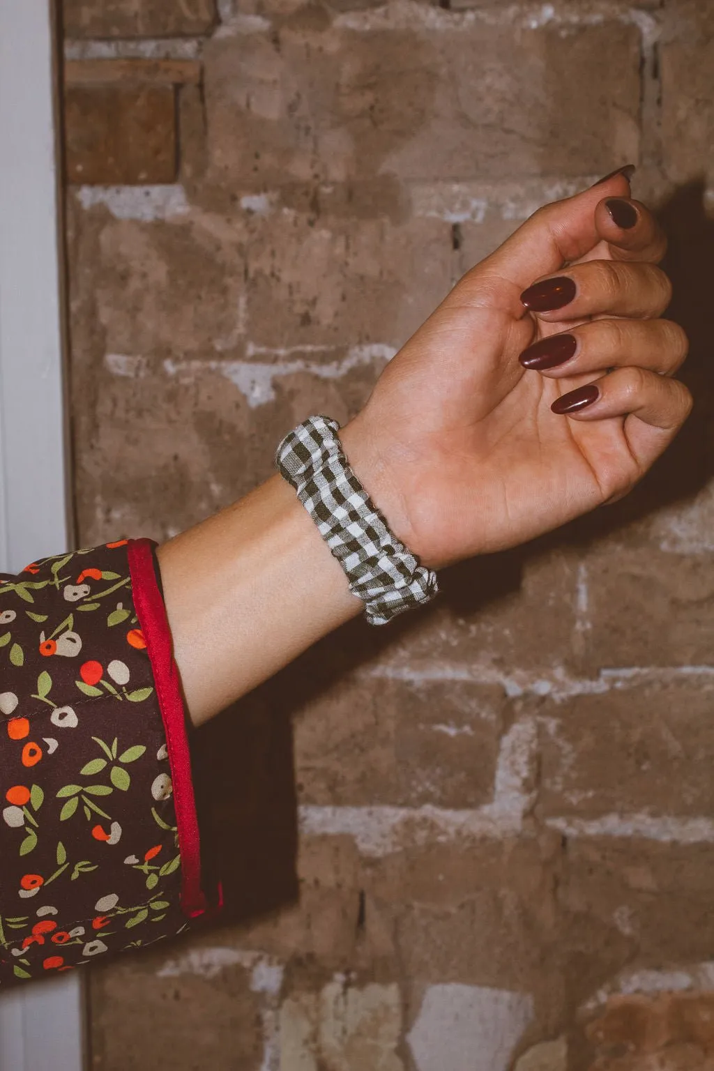 Aspen Green Scrunchie Apple Watchband Andi