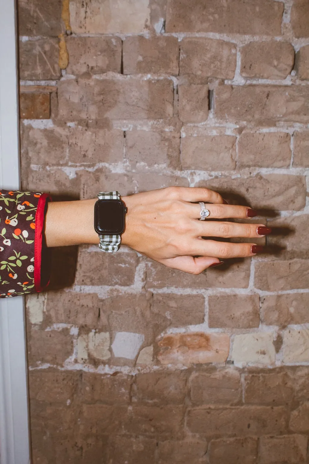 Aspen Green Scrunchie Apple Watchband Andi