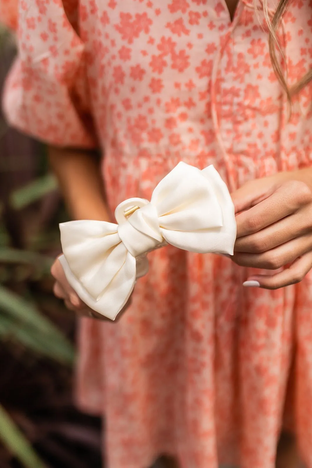 Bailey Satin Bow Claw Clip Andi