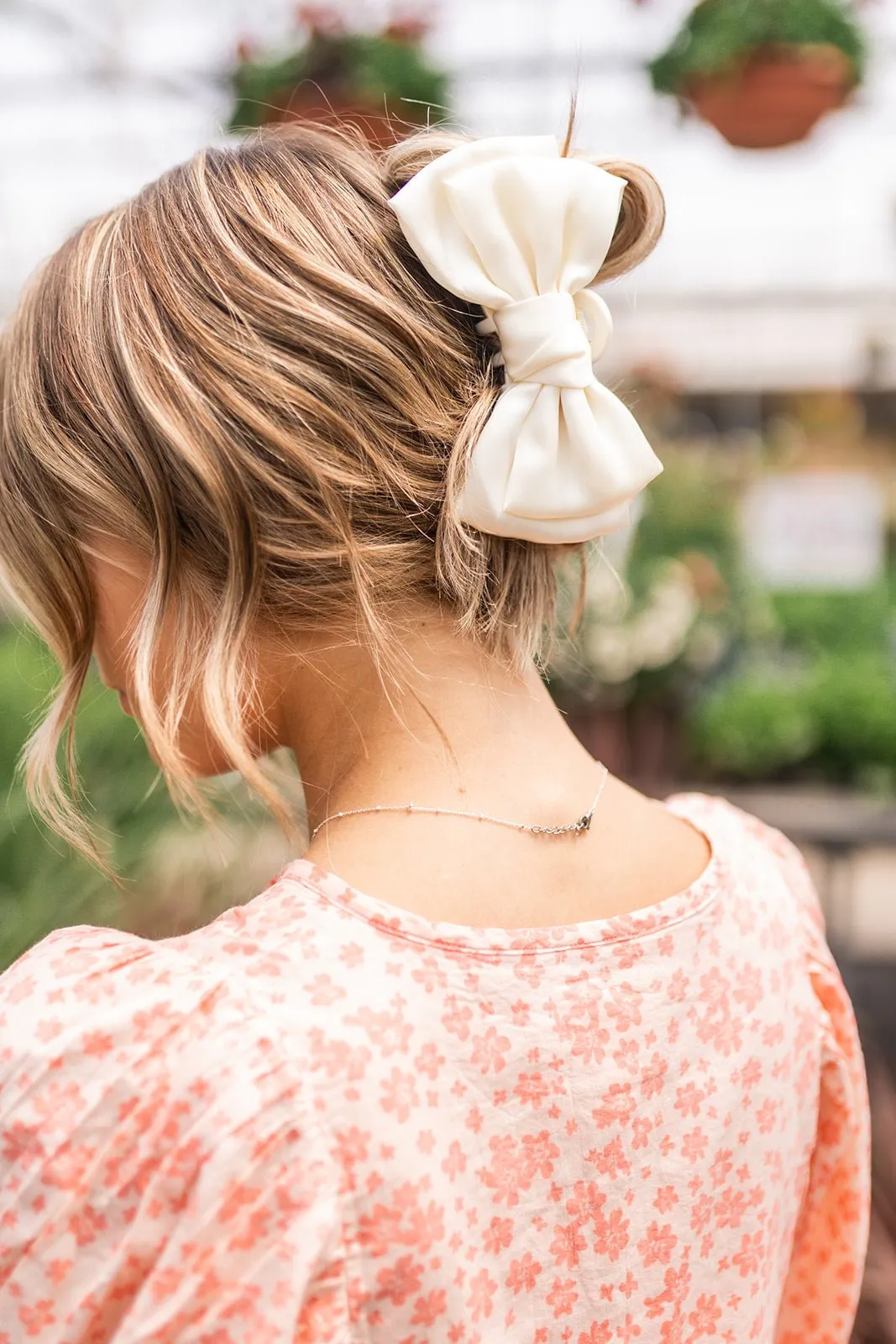 Bailey Satin Bow Claw Clip Andi