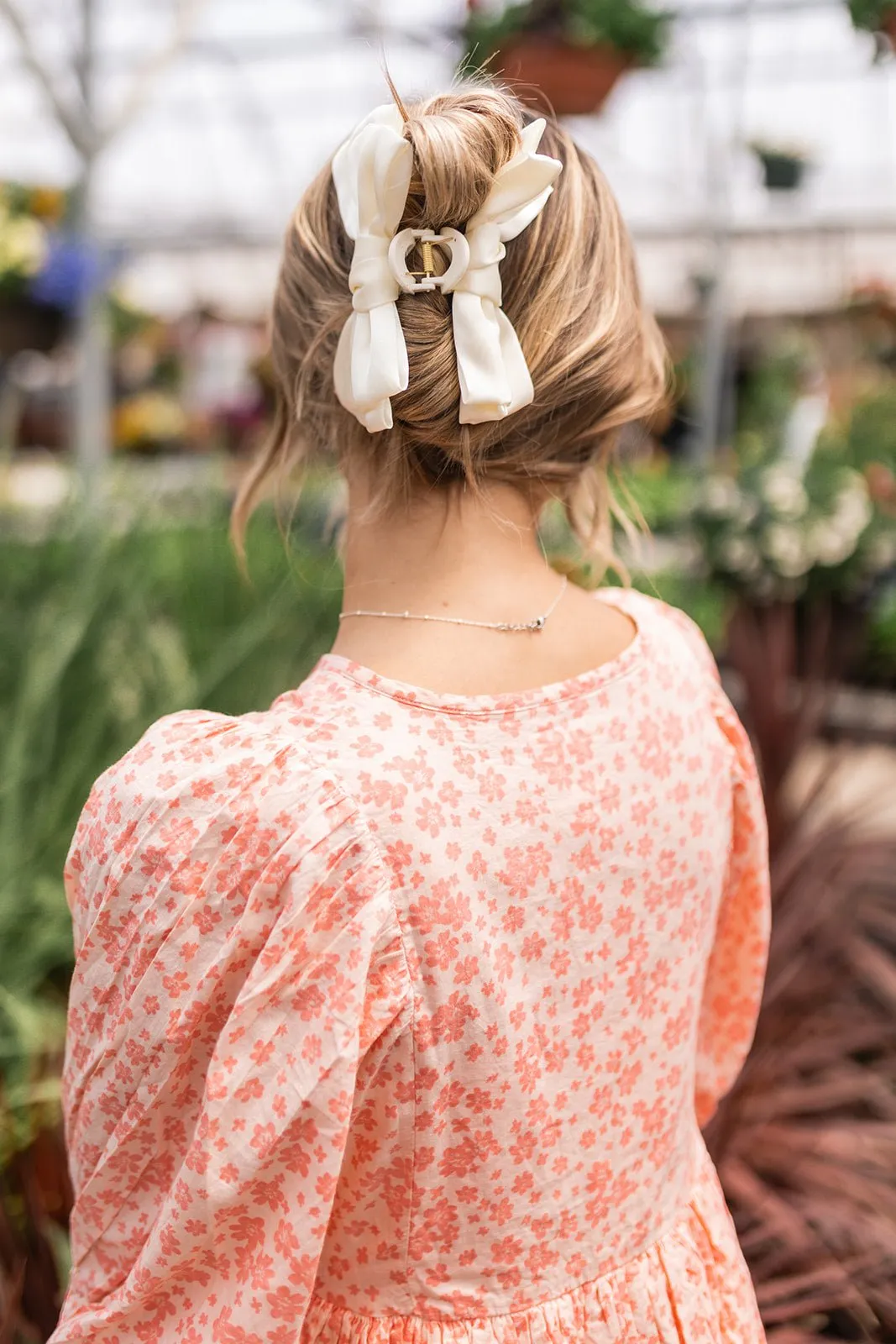 Bailey Satin Bow Claw Clip Andi