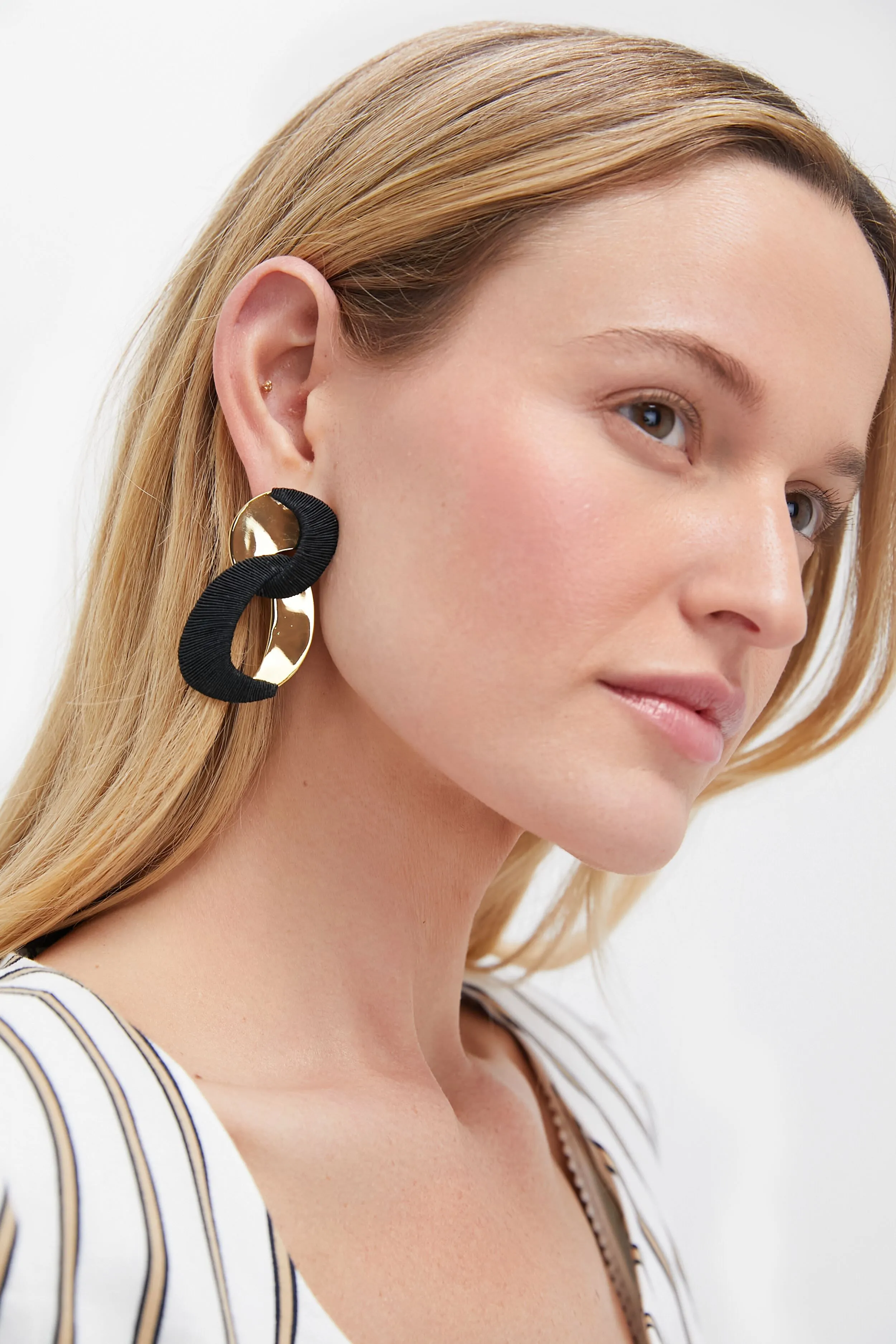 Black and Gold Dylan Earrings