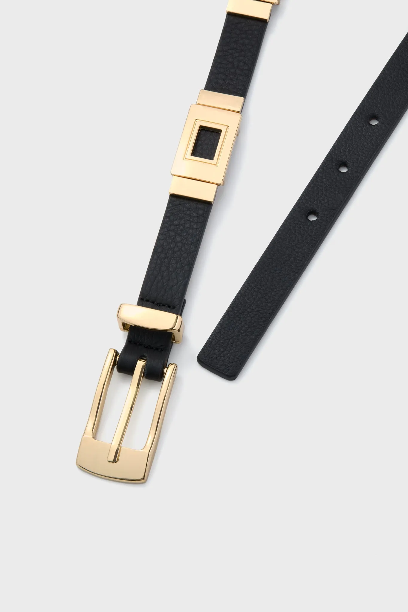 Black and Gold Roma Belt