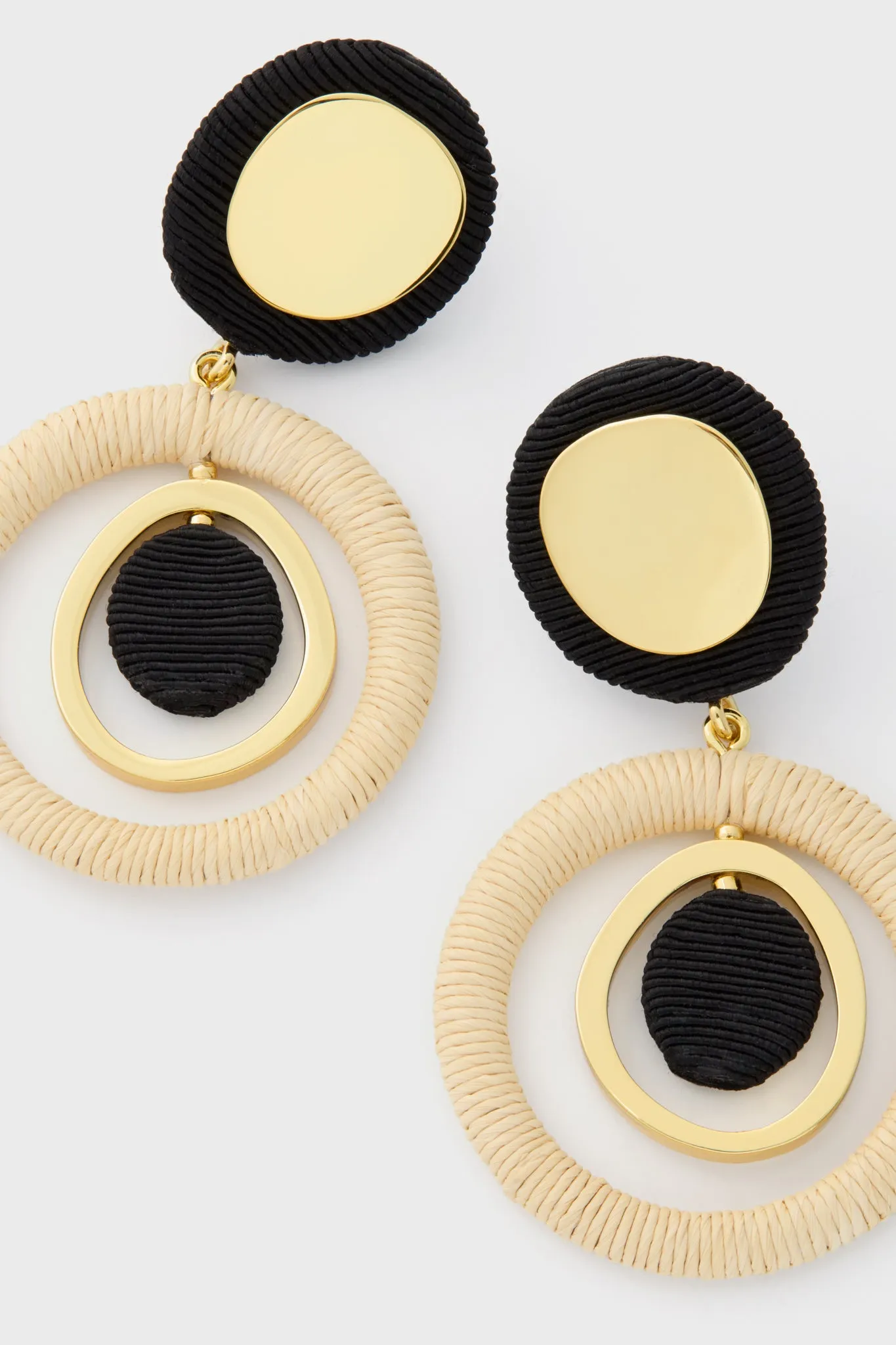 Black and Ivory Carmen Earrings