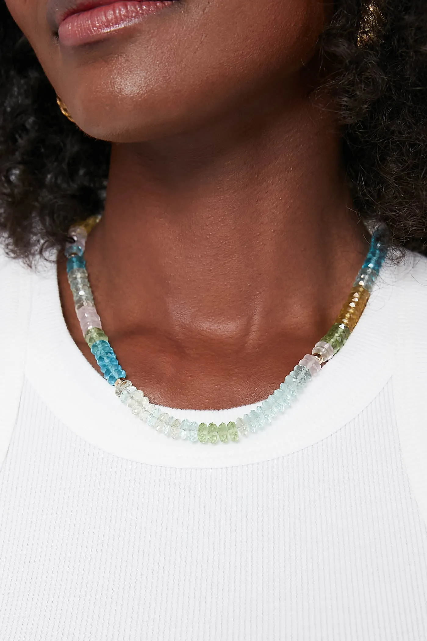 Blue Ombre Coast Necklace