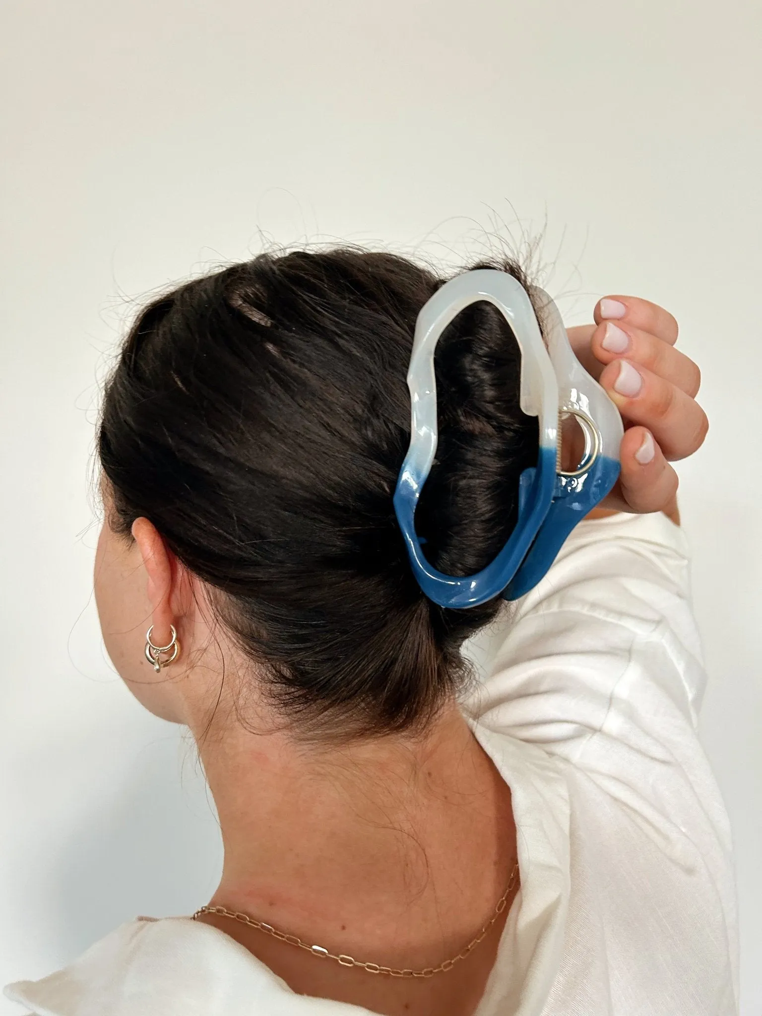 Blue Wave Claw Clip Andi