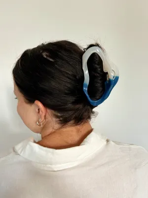 Blue Wave Claw Clip Andi