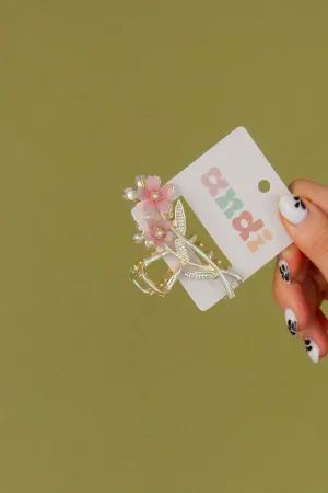 Blush Blossom Claw Clip Andi