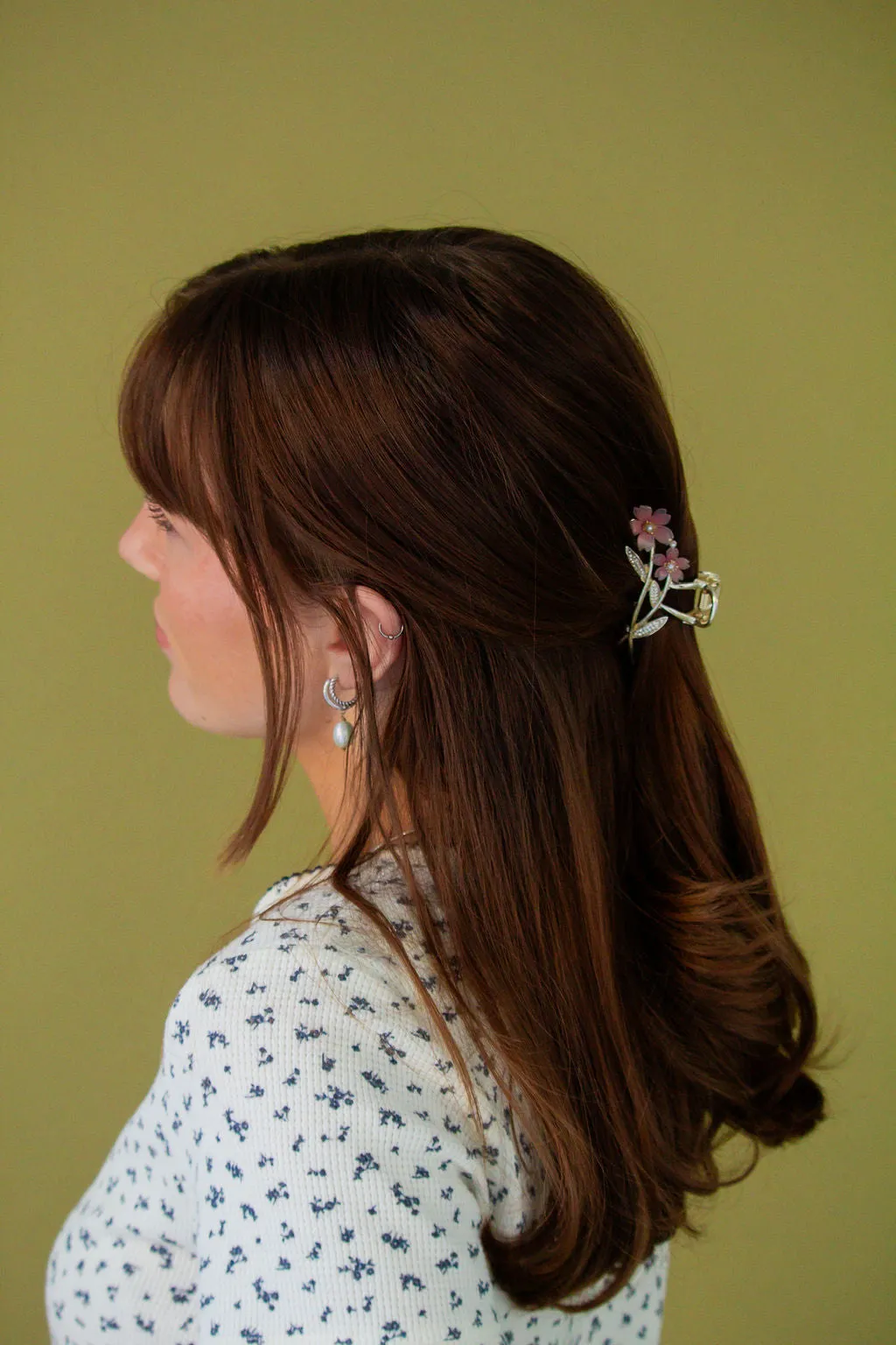 Blush Blossom Claw Clip Andi