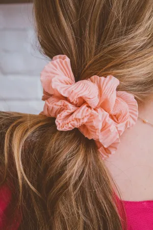 Blushing Jumbo Scrunchie Andi