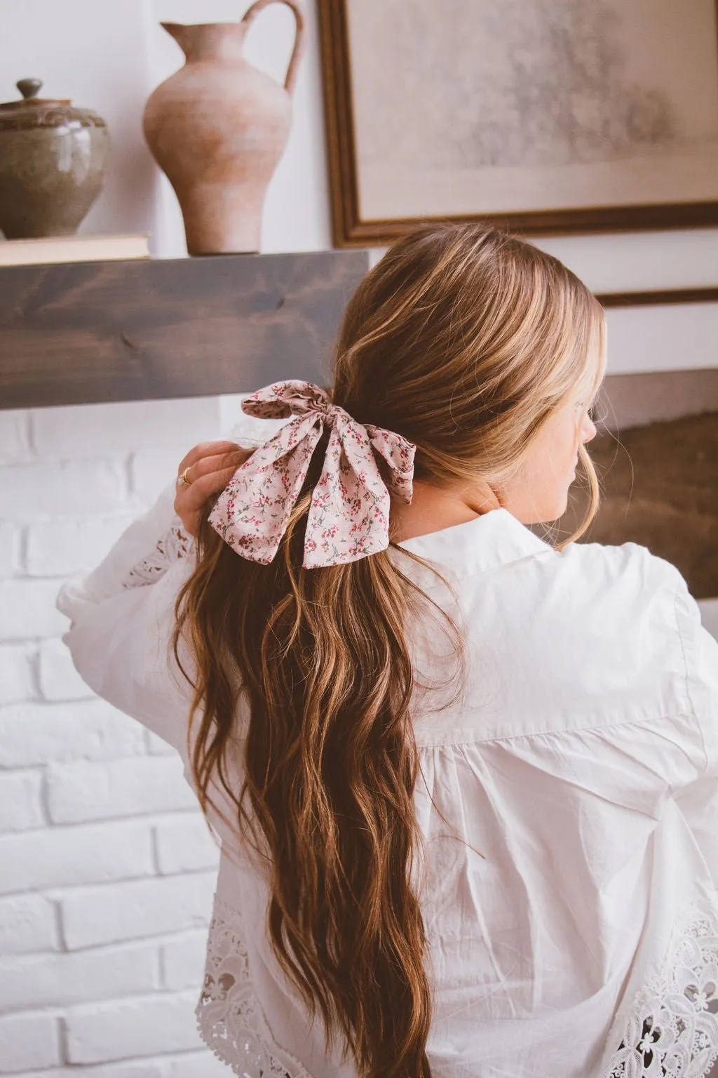 Bouquet Long Bow Scrunchie Andi