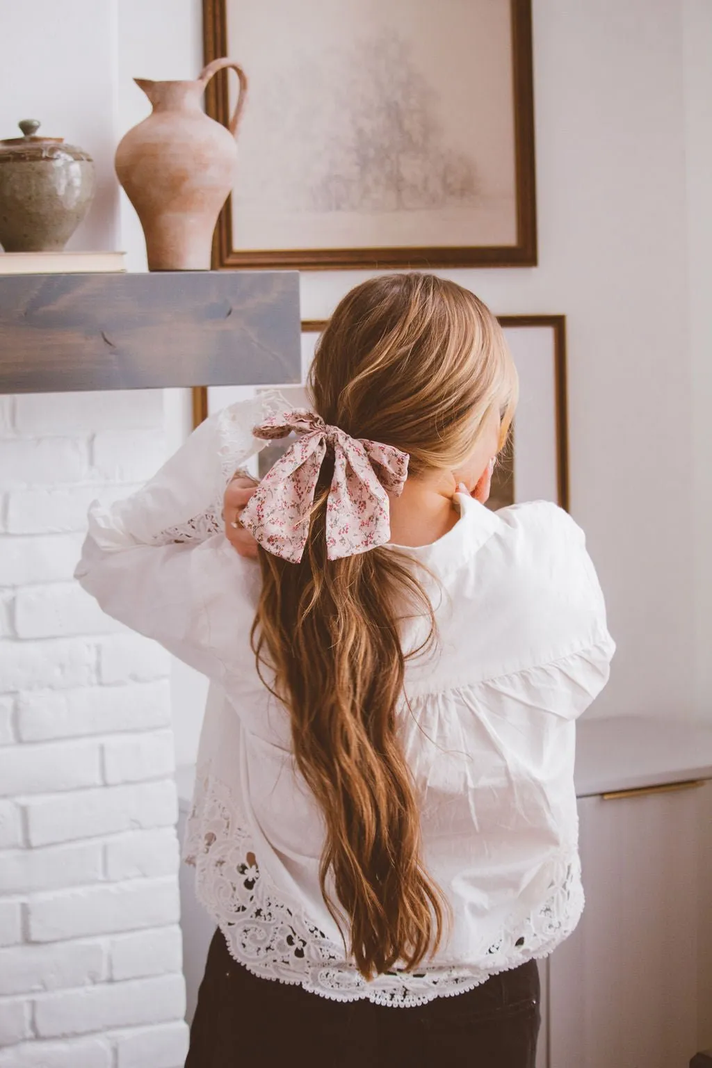 Bouquet Long Bow Scrunchie Andi