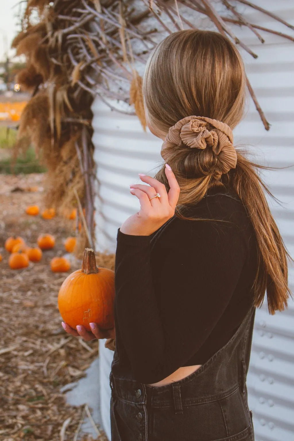 Brown Sugar Jumbo Scrunchie Andi