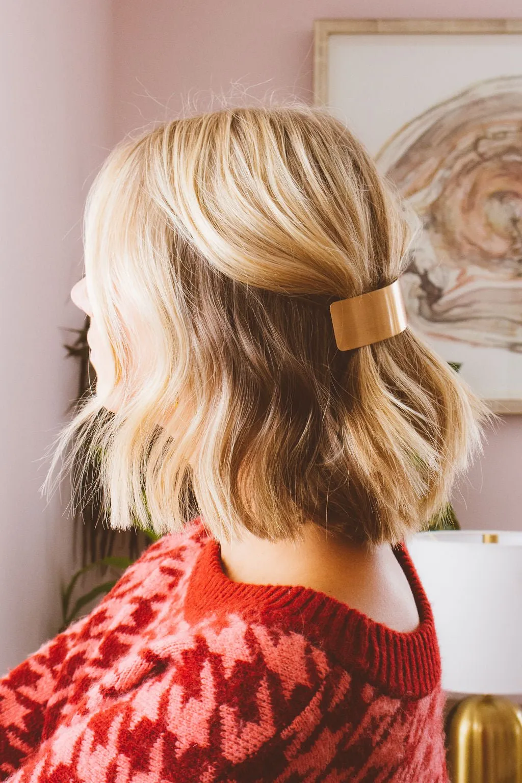 Brushed Bronze Bar Clip Andi