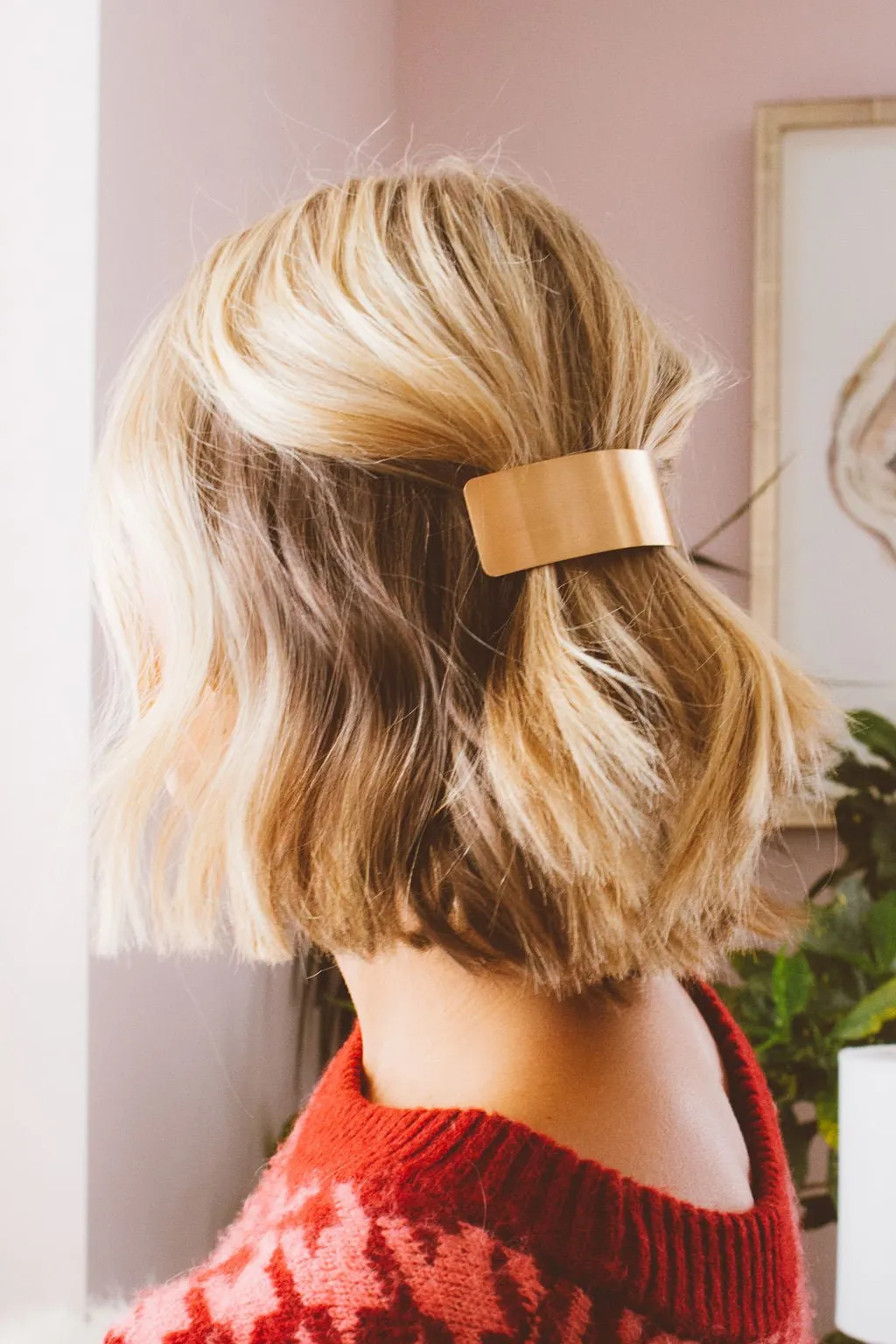 Brushed Bronze Bar Clip Andi
