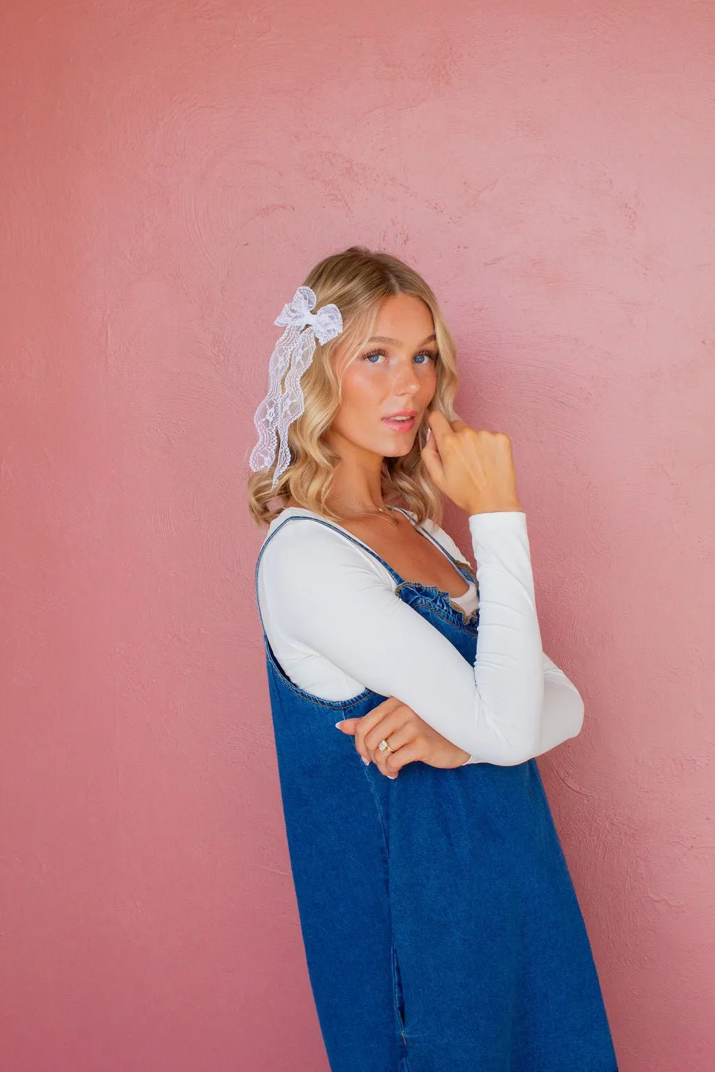 Callie Lace Bow Clip Andi