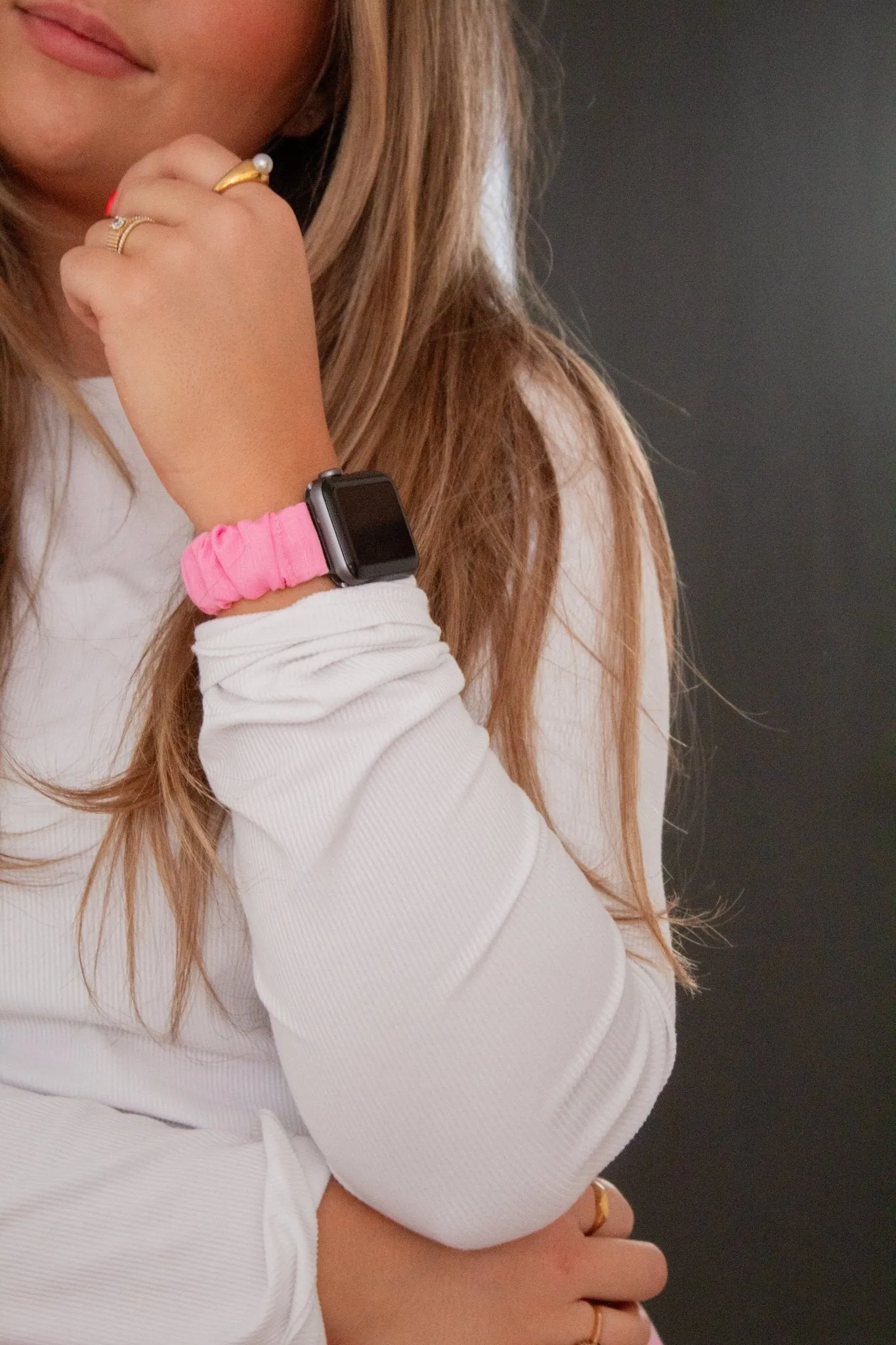 Candy Scrunchie Band Compatible with Apple Watch Andi