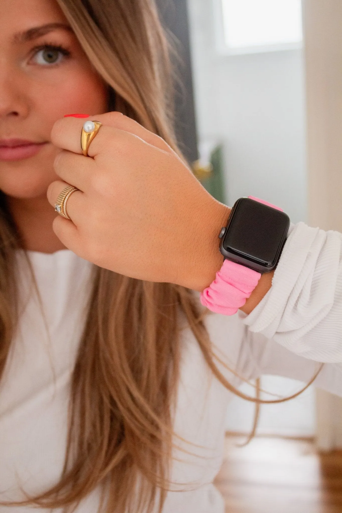 Candy Scrunchie Band Compatible with Apple Watch Andi