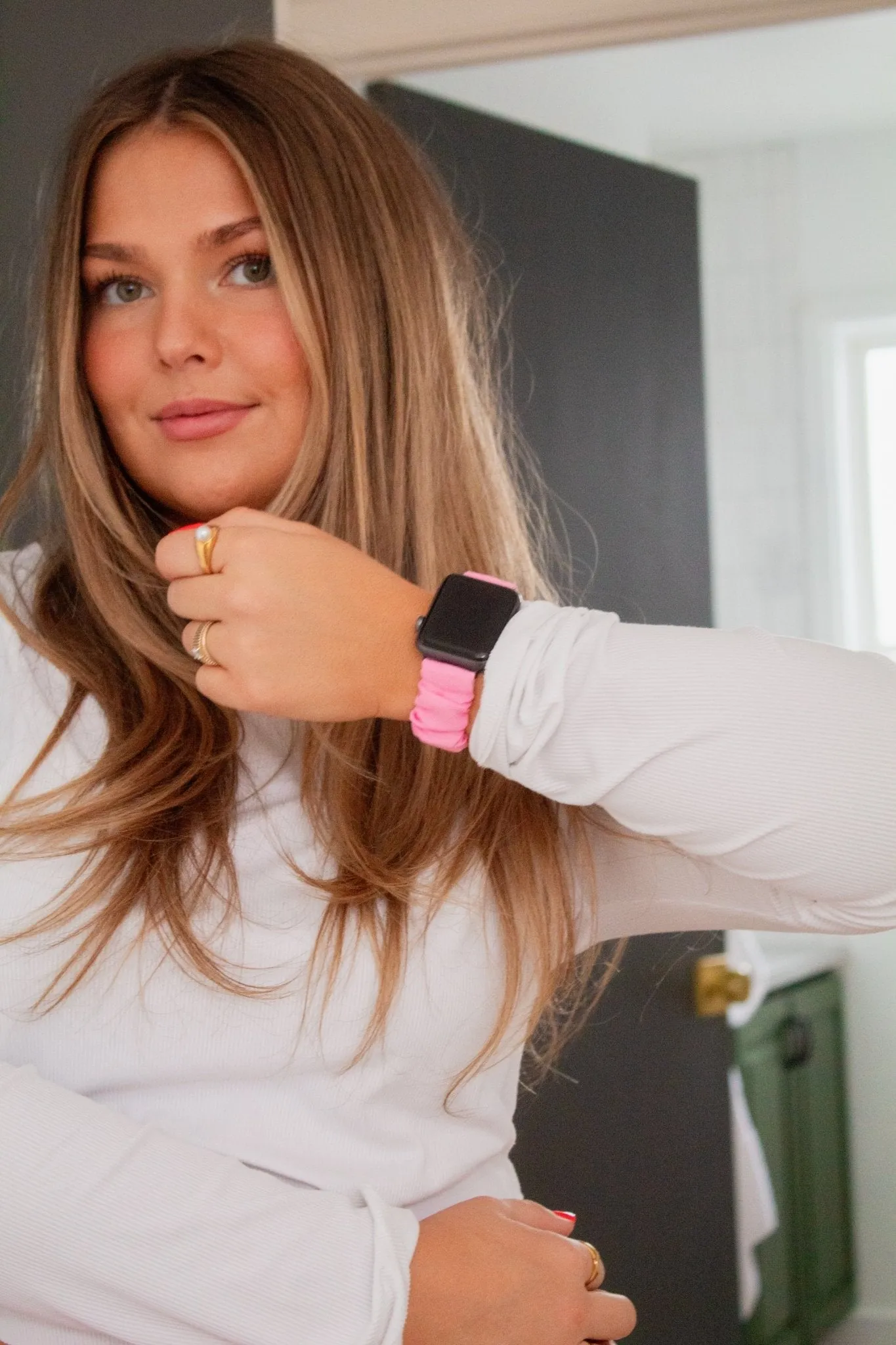 Candy Scrunchie Band Compatible with Apple Watch Andi