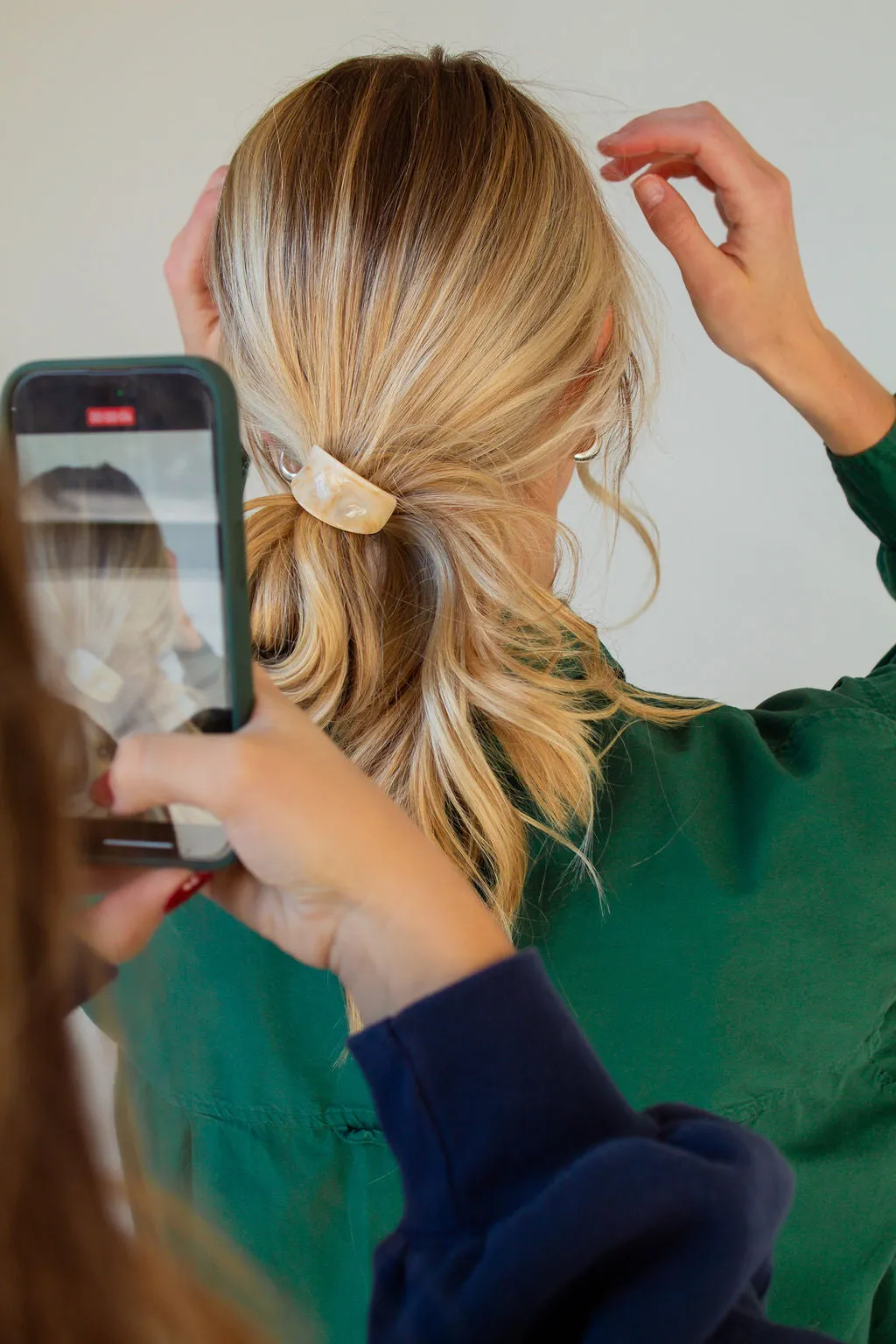 Caramel Latte Ponytail Cuff Andi