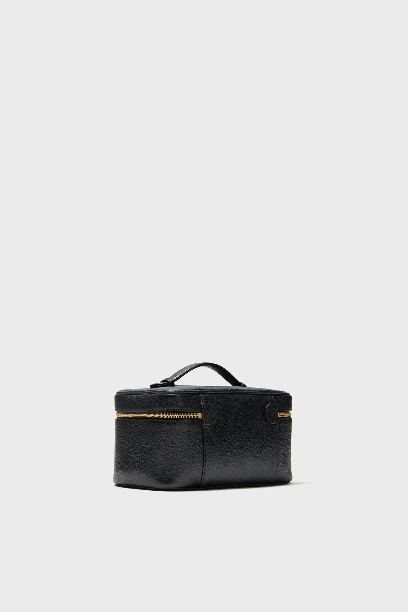 CHANEL Black Caviar Coco Mark Handbag
