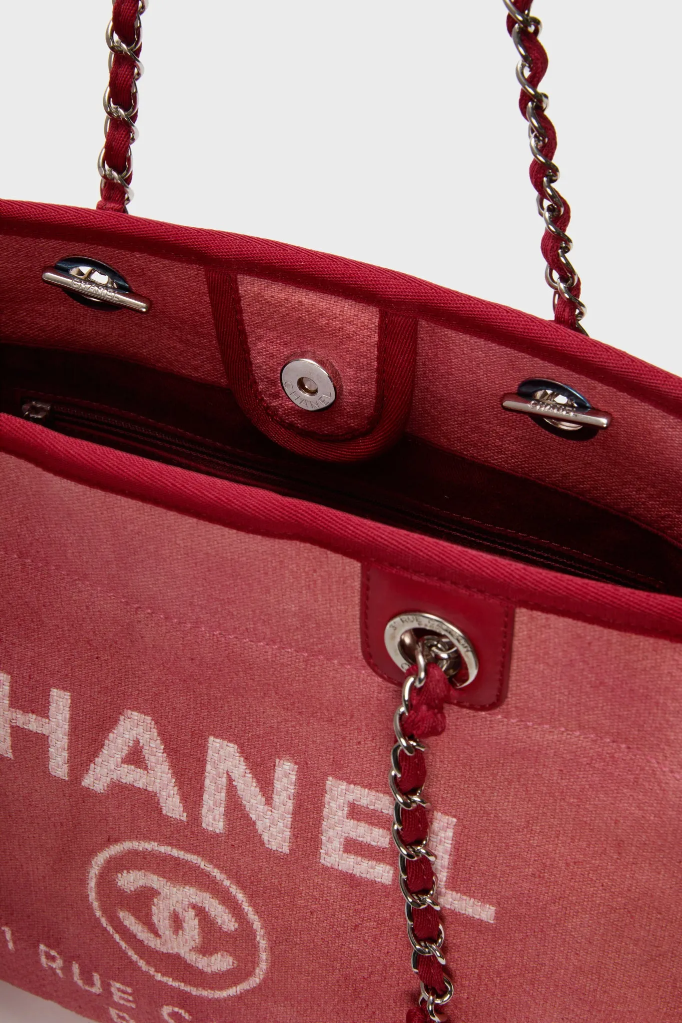 CHANEL Deauville MM Tote Bag