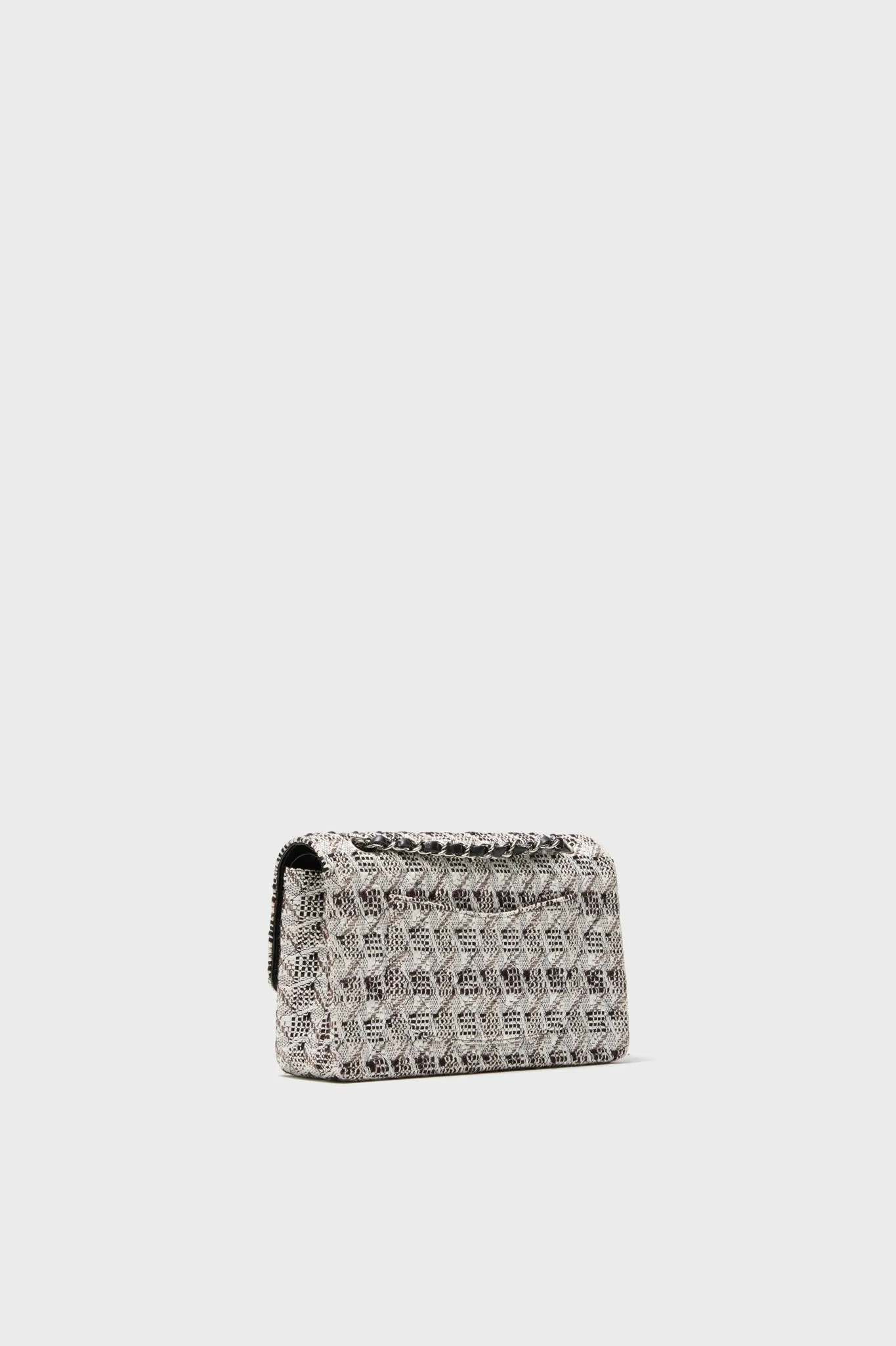 CHANEL Tweed Matelasse Shoulder Bag