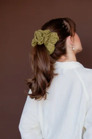 Chartreuse Jumbo Scrunchie Andi
