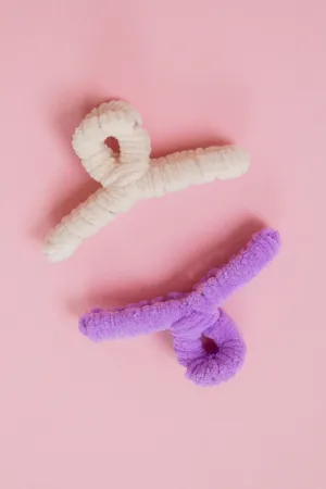 Chenille Loop Claw Clip Andi