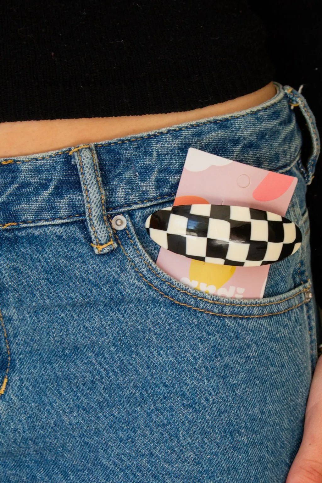 Chess Board Barrette Andi