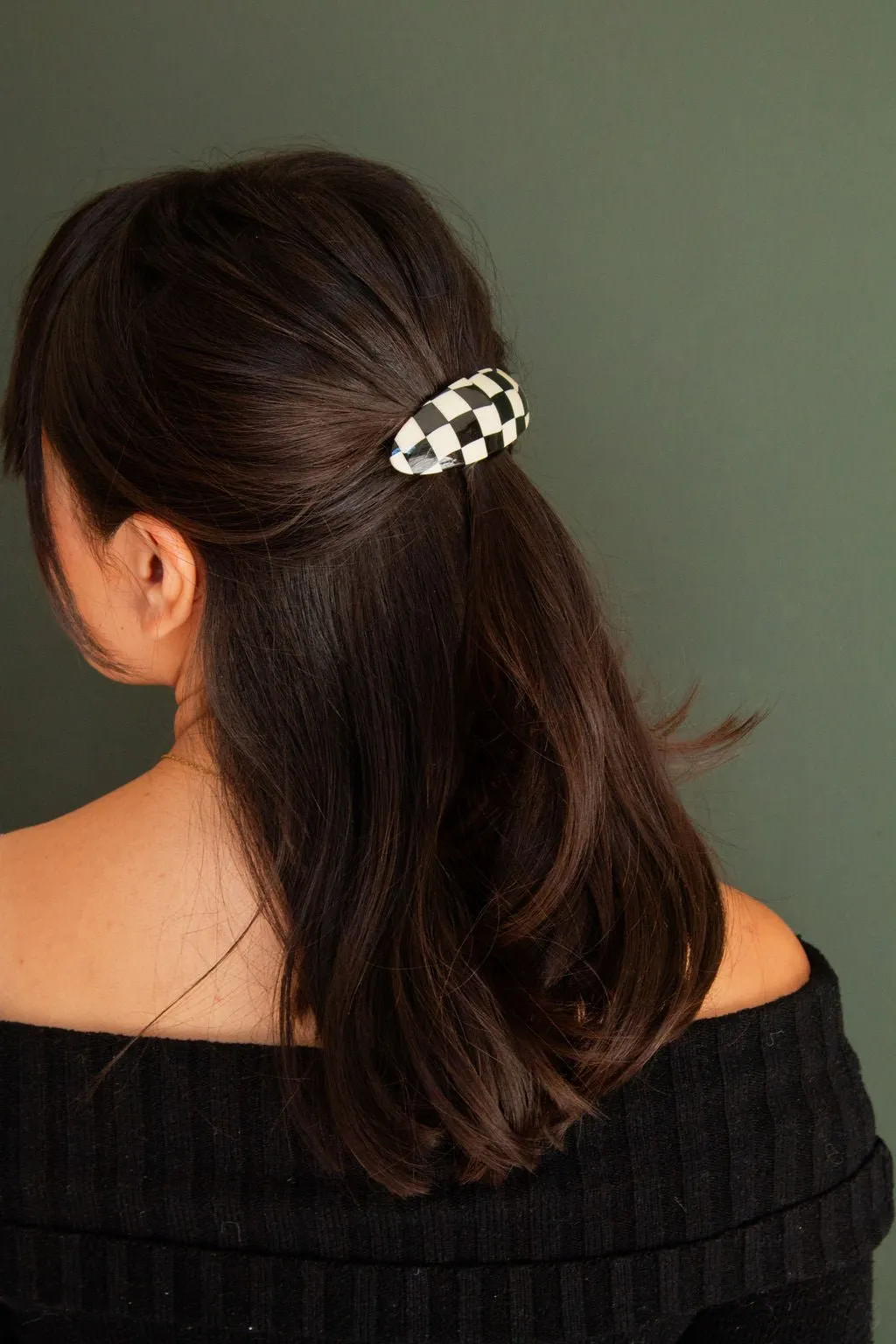 Chess Board Barrette Andi