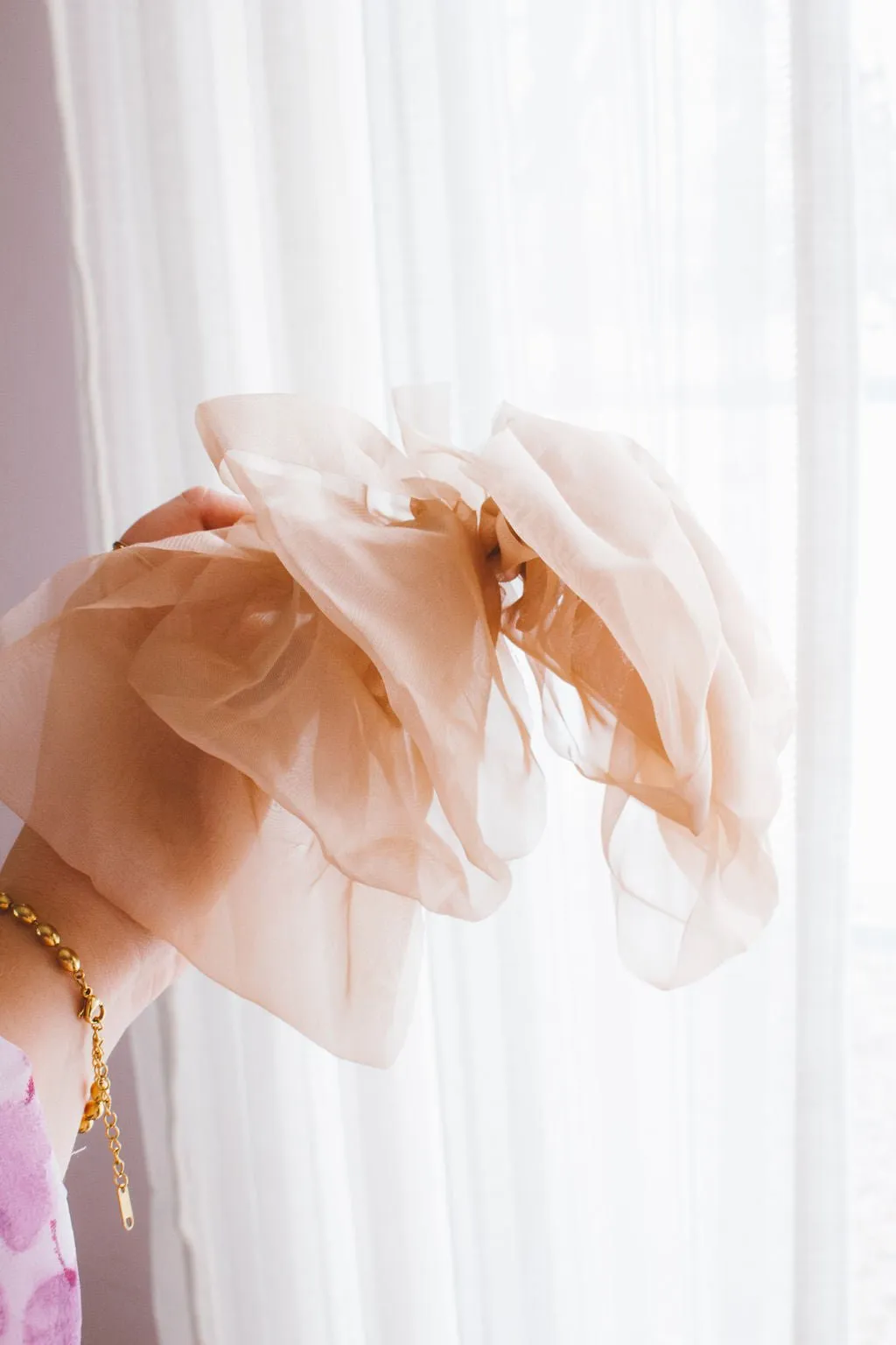 Chiffon Bow Barrette Andi