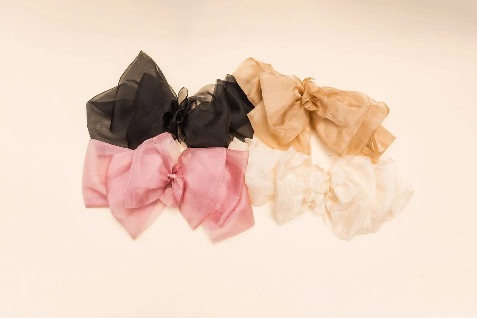 Chiffon Bow Barrette Andi