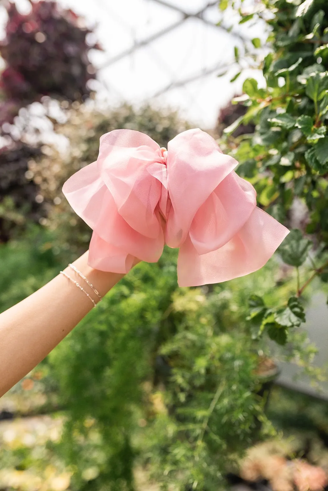 Chiffon Bow Barrette Andi