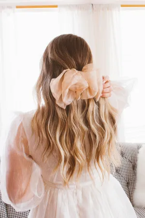 Chiffon Bow Barrette Andi
