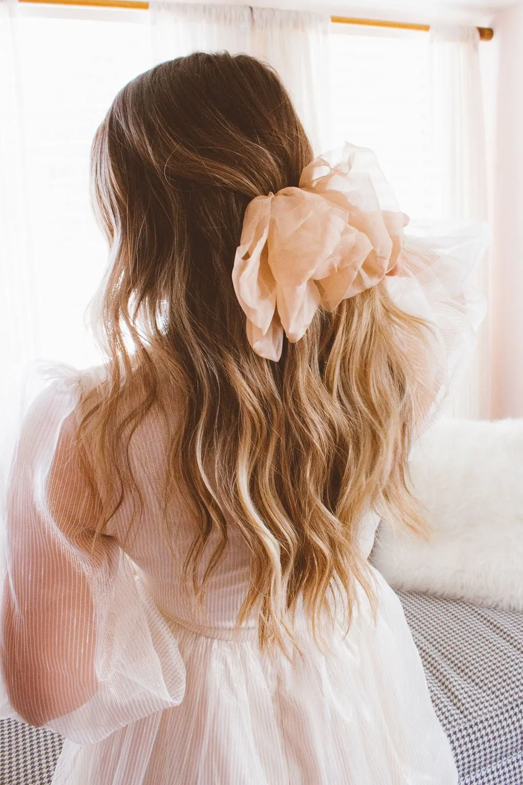 Chiffon Bow Barrette Andi