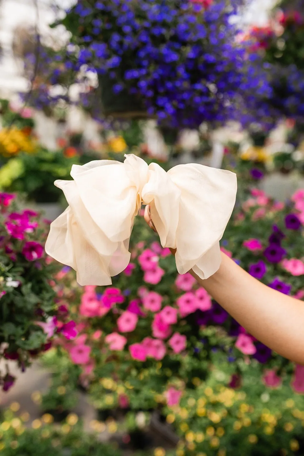 Chiffon Bow Barrette Andi